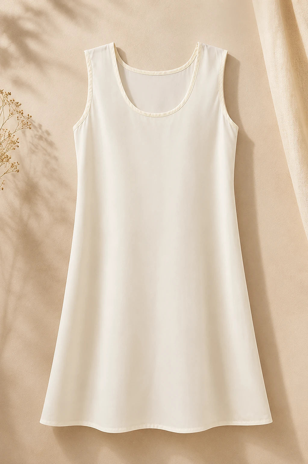 Long Camisole Off-White Camisole For Women Bimba Studio