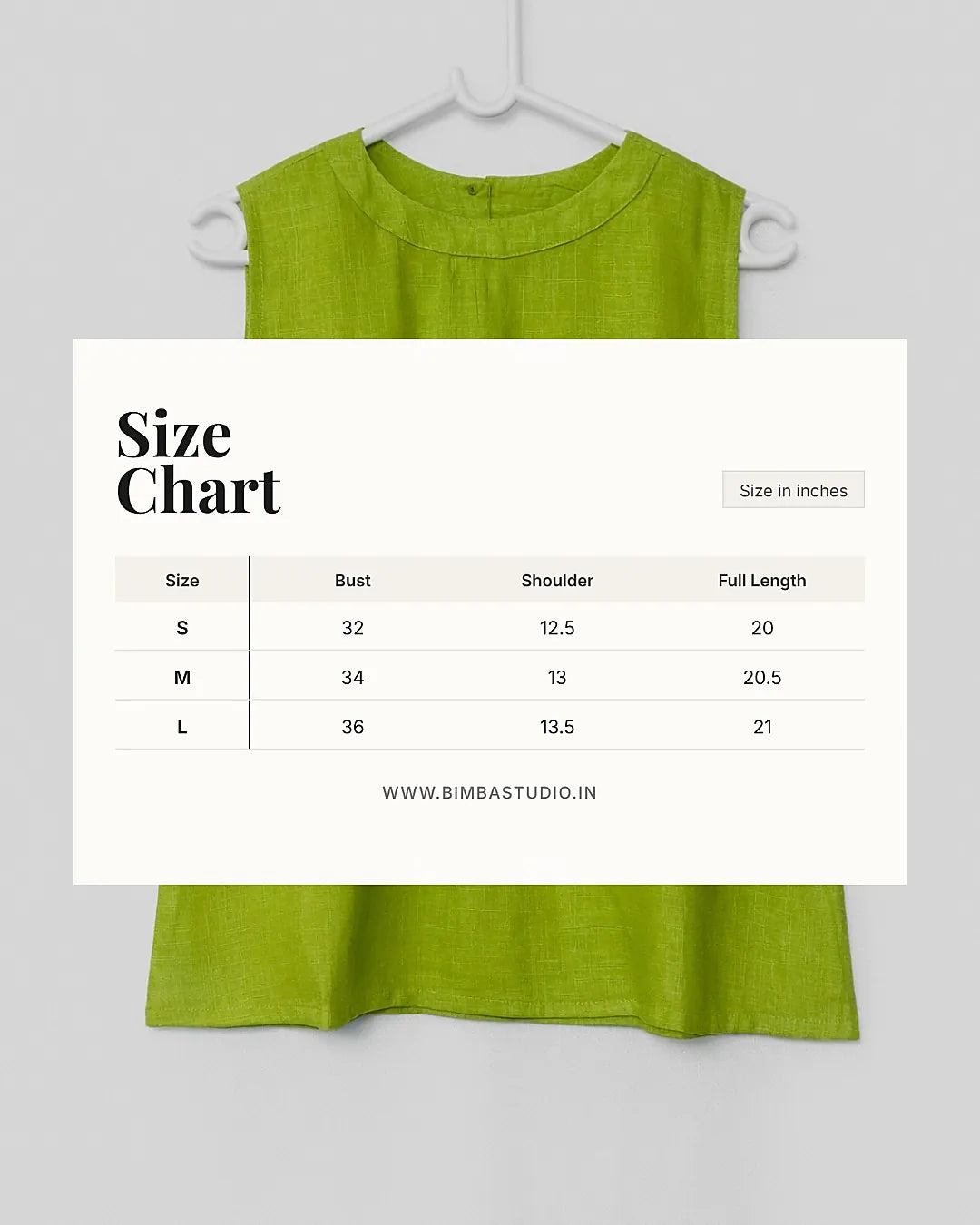 Lime Green HighNeck top - Bimba Studio