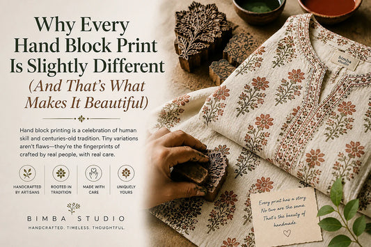 Why Every Hand Block Print Is Slightly Different (And That's What Makes It Beautiful)
