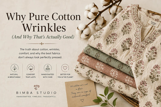 Why Pure Cotton Wrinkles (And Why That's Actually Good)