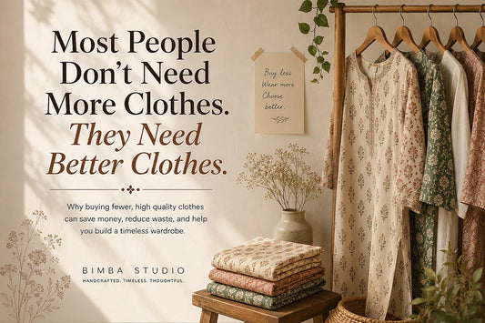 Most People Don't Need More Clothes. They Need Better Clothes.
