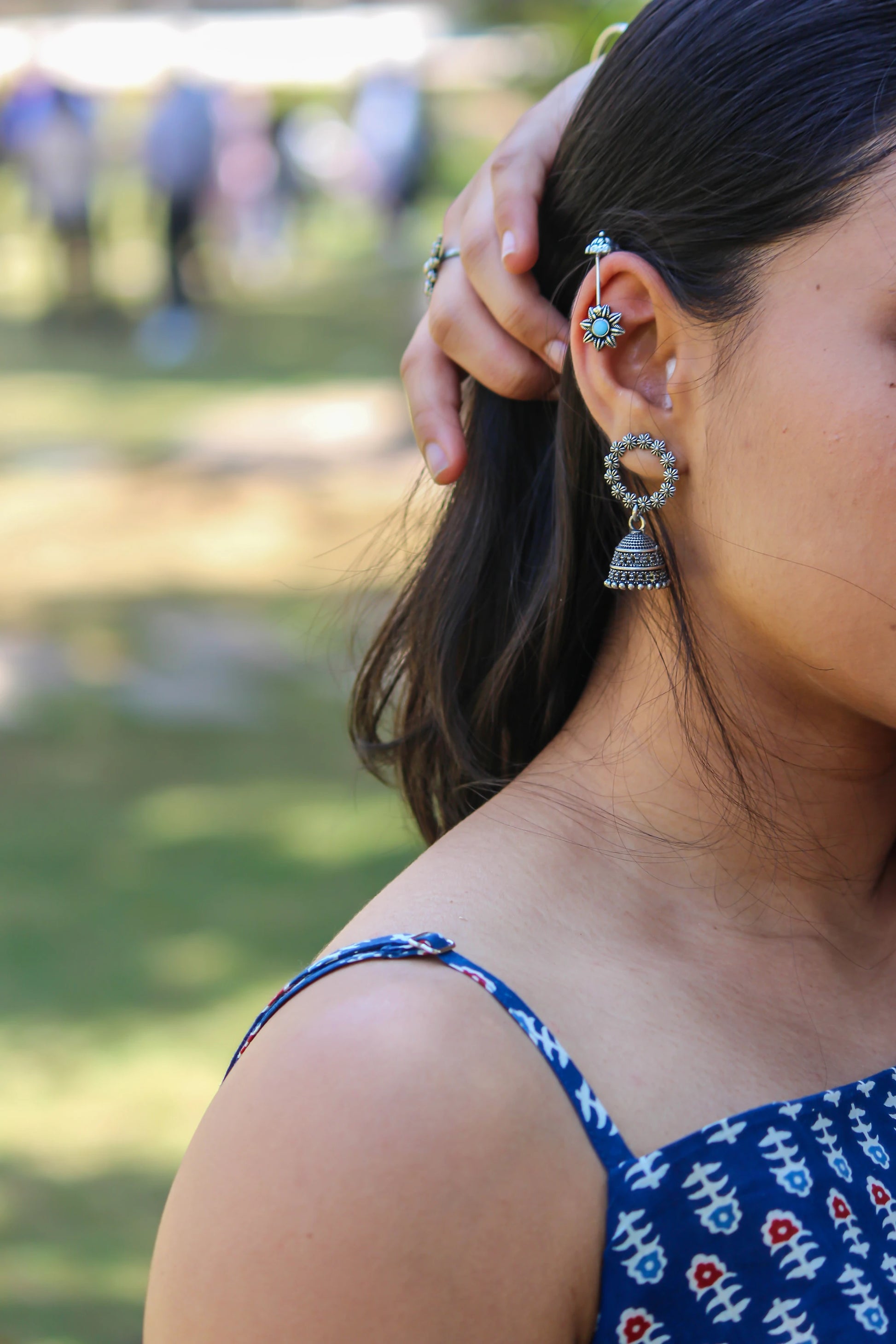 Neeli Floral Spaghetti Strap Kurti - Bimba Studio 