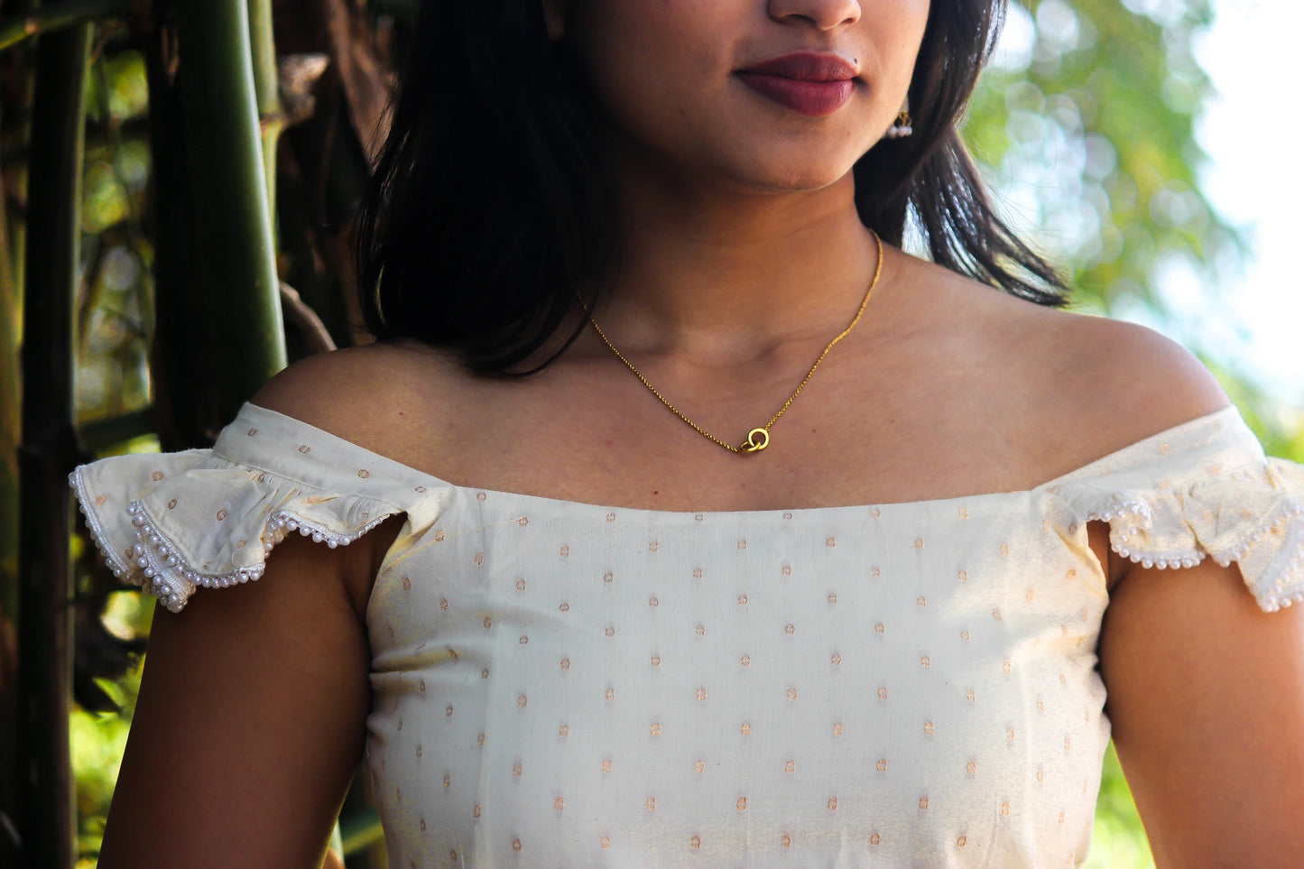 Siri Off white Sleeveless Frills Kurta - Bimba Studio 