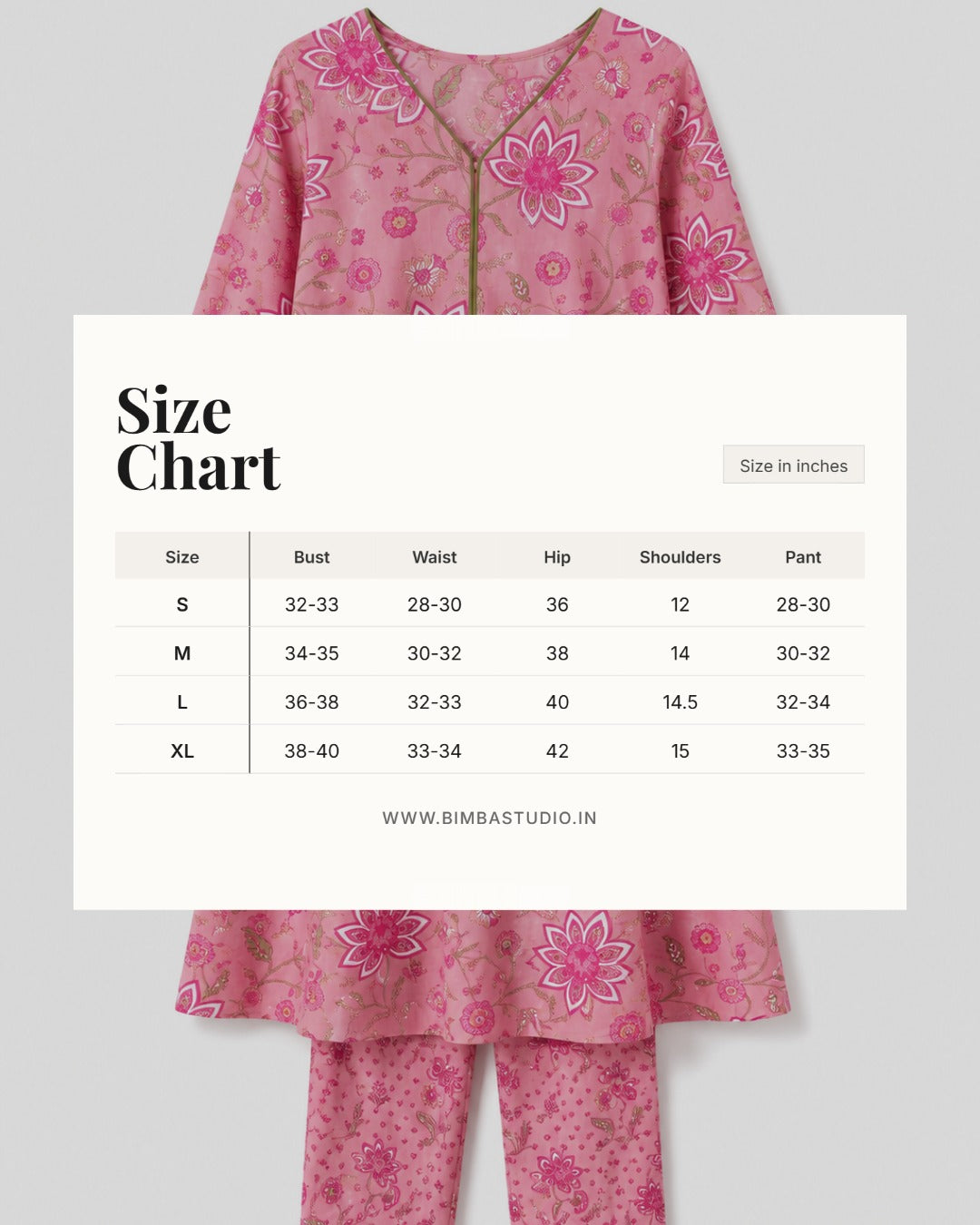 Tavare Handblock Printed Cotton Co-ord Set