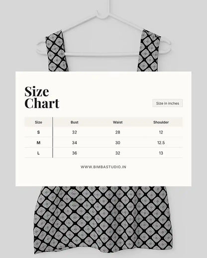 Chitrakari sleeveless printed kurti - Bimba Studio 