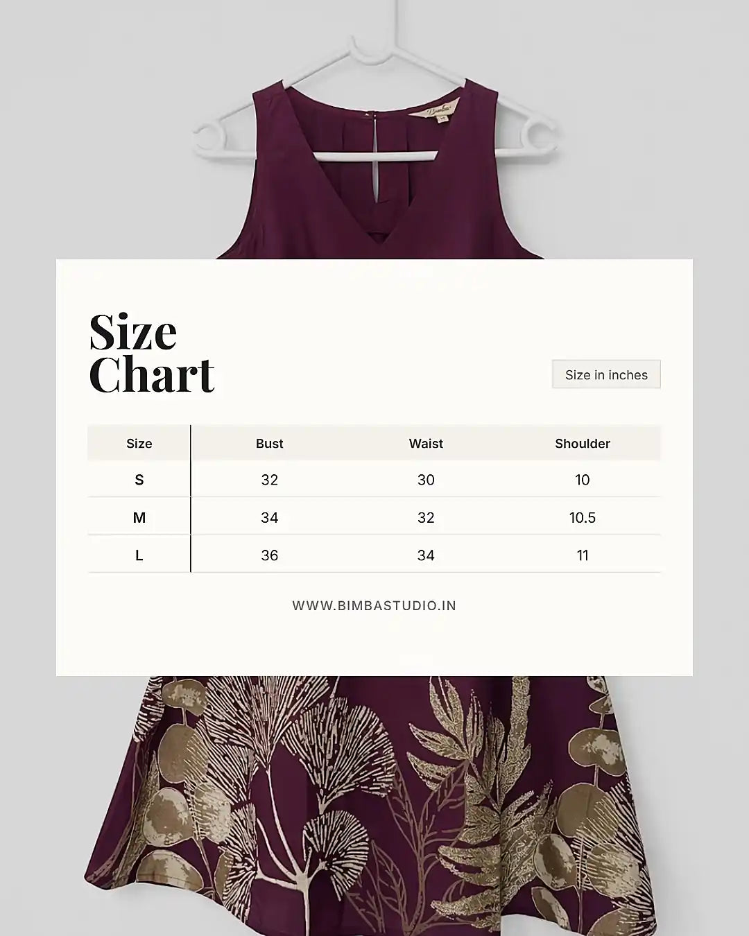 Bloom V Neck A Line Kurti with Pockets - Bimba Studio 